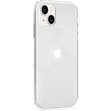 Karokstore 13 Mini Için Kılıf Transparent Soft Beyaz [ 13 Mini ile Uyumlu Kılıf - Şeffaf]