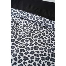 Karokstore Leopar Siyah Çift Kişilik Nevresim Takımı