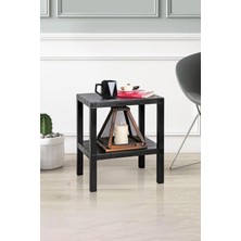 Karokstore 2 Katlı Çok Amaçlı Düzenleyici Raf Ünitesi – Plastik Kitaplık, Banyo, Mutfak,, Depolama ve Saklama Rafı (Siyah)