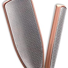 Karokstore Bluefox Çift Taraflı Ayak Törpüsü – Paslanmaz Çelik Nasır ve Topuk Çatlağı Törpüsü, Ergonomik Saplı, Islak/kuru Kullanıma Uygun, Ev Tipi Pedikür Ayak Ovucu