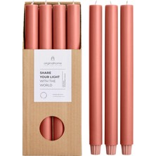 The Mia Uzun Şamdan Mumu Gül Kurusu 30 cm