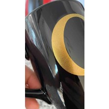 Karokstore D Harfli Kahve Kupası, Siyah