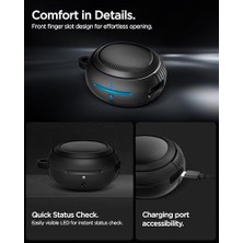 Karokstore Audio Tws S10 Kulaklık Kılıfı Ekstra Dayanıklı Kılıf Rugged Armor Hava Kanalı Teknolojisi™ Askeri Sınıf Koruma Çift Katman Kılıf - ACS07965