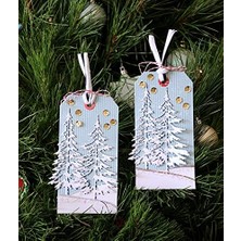 Karokstore 660978 Thinlits Kalıp Seti, Woodlands, Tim Holtz, 2/paket