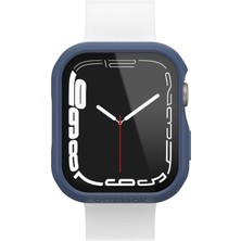 Karokstore Otterbox Bumper, Series 9/8/7 - 45MM Için Entegre Ekran Koruyuculu, Temperli Cam, Darbeye Dayanıklı, Düşmeye Dayanıklı ve Için Ince Koruyucu Kılıf, Koyu Mavi