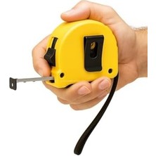 Karokstore Şerit Metal Metre, 5 Metre 25 Mm, 5 Metre 19 Mm, 3 Metre 16 Mm, Otomatik Kilitlemeli, Çelik Şerit, Yüksek Hassasiyetli, Dayanıklı, Ergonomik Kasa, Pratik Kemer Askılı (3MT/16MM)