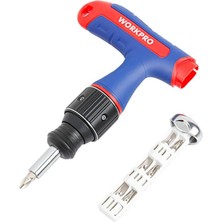 Karokstore WP221072 7-In-1 Profesyonel Cr-V T- Saplı Cırcırlı Manyetik Tornavida Seti