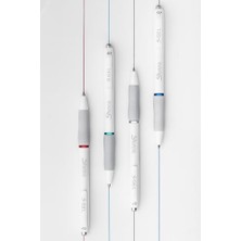 Karokstore S-Jel Kalemler, Moda Varil Jel Kalemler, Inci Beyaz Gövde, Orta (0,7 Mm) Nokta, Kalın Mürekkep Renkleri, 8 Adet