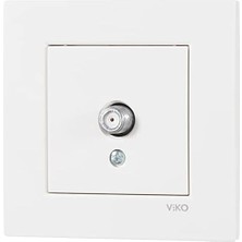 Karokstore Beyaz Uydu Prizi F Kon-10 Db A.opp