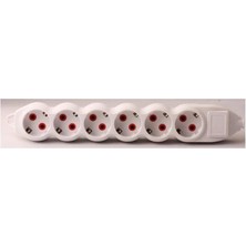 Karokstore Mono 6 Lı Topraklı Klemensli Grup Priz