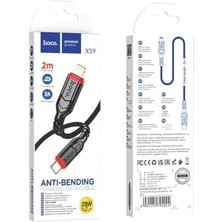 Karokstore Victory 2m Pd 20W Type-C To Lightning Pd Hızlı Şarj Data Kablosu - Siyah