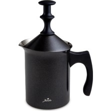 Karokstore Venti Siyah Çelik Süt Köpürtücü 400 ml