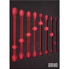 Karokstore Anahtar Yıldız Set 8 Parça 6X7-20X22 Sünger Yatak Boş