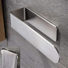 Karokstore Havluluk, Kendinden Yapışkanlı Paslanmaz Çelik Havlu Askısı, Banyo ve Mutfak Için Pratik Havlu Asma Çözümü, Kolay Montajlı ve Dayanıklı