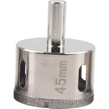 Karokstore 45MM Mermer Granit Cam Yuvarlak Delme Panç Uç Yuvarlak Açma Matkap Için Karot