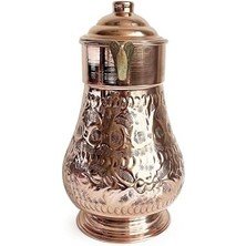 Karokstore Turna Bakır Penguen Sürahi 2 No El Iåÿleme Kırmızı TURNA7259-1