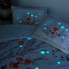 Karokstore Sunshine  Standart Pamuk Nevresim Takımı, Yeşil, Çift Kişilik