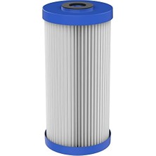 Karokstore Pentair Pentek R50-BB Büyük Mavi Tortu Su Filtresi, 10 Inç, Tüm Ev Pileli Polyester Filtre Kartuşu, 10" x 4.5", 50 Mikron