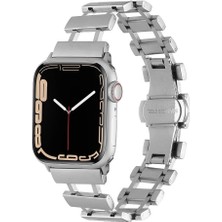 Karokstore Ile Uyumlu 38MM/40MM Krd-96 Metal Kordon Gümüş