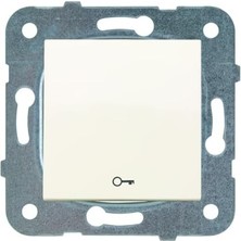 Karokstore /m Krem Kapı Otomatiği Mekanizma+Düğm/kapak