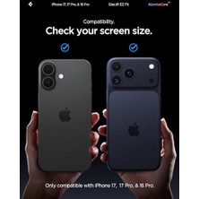 Karokstore 17 Pro / 17/16 Pro Hayalet Cam Ekran Koruyucu Aluminacore™ Iyonlaştırılmış Güçlendirilmiş Cam Teknolojisi Kolay Kurulum Glas.tr Ez Fit Privacy Hd (2 Adet) - AGL07929