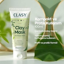 Karokstore Clasycare Kil Maskesi – Gözenek Sıkılaştırıcı ve Derinlemesine Temizleyici Yüz Maskesi | Siyah Nokta Karşıtı | Yağ Dengeleyici | Nemlendirici & Doğal Içerikli, 100 ml