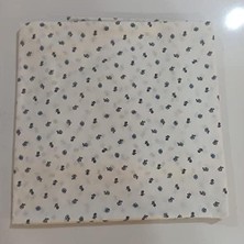 Karokstore Perry  Geometrik DESENLI%100 Pamuk Nevresim Takımı, Lacivert, Çift Kişilik