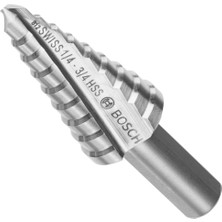 Karokstore Sdc3 1/4 Inç - 3/4 Inç Yüksek Hızlı Çelik Turbo Kademeli Matkap Ucu