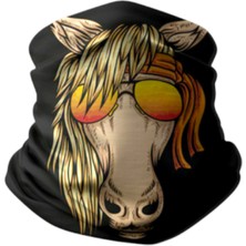 Motobir Baf-Bandana Sarı Gözlüklü At
