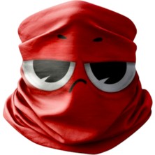 Motobir Baf-Bandana Siyah Gözler Kırmızı Surat