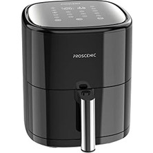 Karokstore T22 Hava Fritözü 13 Ön Ayarlı ve Karıştırma/çevirme Hatırlatıcılı, 5l, Düşük Gürültülü, App ve Alexa ile Uyumlu, LED Dokunmatik Ekran, Yapışmaz Sepet, 1700W [enerji Sınıfı A+++]