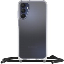 Karokstore React Necklace Kılıf Galaxy A15 / A15 5g Için, Ultra Ince, Ayarlanabilir ve Çıkarılabilir Cep Telefonu Zincirine Sahip Koruyucu Kılıf, Askeri Standartlara Göre Test Edilmiştir, Şeffaf