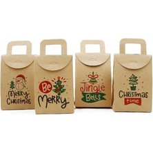 Karokstore 10X15 ve Yılbaşı Temalı Hediye Kutusu Seti (4 Adet) – 10X15 Cm, Çift Taraflı Baskılı | M4