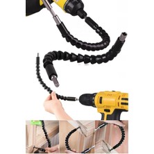 Karokstore Bükülebilir Esnek Şaft Matkap Ucu Uzatma Aparatı Matkap Ucuna Takılan Uzatma Adaptörü