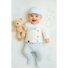 Ozz Baby 0-3 Ay Bebek Yenidoğan Nervüllü 5'li Hastane Çıkışı Zıbın Seti