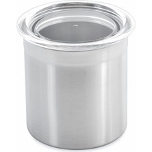 Karokstore Kapaklı Saklama Kabı, Paslanmaz Çelik, Metal, Paslanmaz Çelik, Metal, 10 x 10 x 11 cm