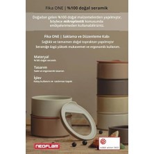 Karokstore One Seramik Saklama Kabı Rose Pınk 420 ml D- D-NEONE042-01