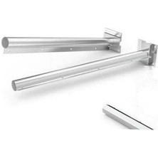 Karokstore Katar Duvar Monteli Alüminyum Çamaşır Askısı Parlak