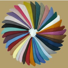 Soft İpek Soft Ipek 30 Lu Paket Çift Flamlı Hediyelik Eşarp (30 Adettir)