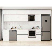Alvinka 370X240 cm Hg_j Mdf Mutfak Dolabı Beyaz Beyaz MB-E80S50S40-2