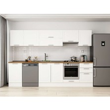 Alvinka 300X210 cm Mbr_c Mdf Mutfak Dolabı Beyaz Beyaz M-E80S50S50-1