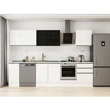Alvinka 300X210 cm Hg_j Mutfak Dolabı Beyaz Beyaz M-E80S40S60-3