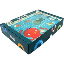 Karokstore 40 Parça Yer Puzzle – Yüzme Yarışı