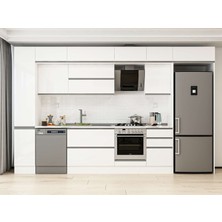 Alvinka 370X240 cm Hg_j Mdf Mutfak Dolabı Beyaz Beyaz MBB-E80B40S50-2