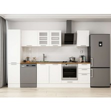 Alvinka 290X210 cm Mbr_c Mdf Mutfak Dolabı Beyaz Beyaz MB-E80B45S45-3