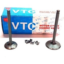 NCR Cg 125 Tüm Modeller Için Subap Egzoz + Emme Üsten Tırnaklı Egzoz