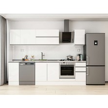 Alvinka 280X210 cm Hg_j Mutfak Dolabı Beyaz Beyaz M-E80S40S40-2