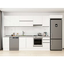 Alvinka 365X222 cm Hg_j Mdf Mutfak Dolabı Beyaz Beyaz MB-E80S40S45-1