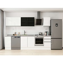 Alvinka 285X210 cm Hg_j Mutfak Dolabı Beyaz Beyaz M-E80S40S45-3