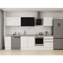 Alvinka 310X210 cm Hg_j Mutfak Dolabı Beyaz Beyaz M-E90S40S60-3